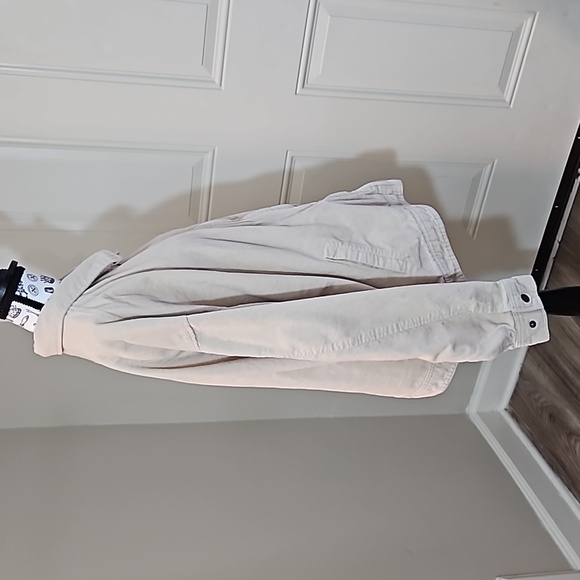 Wild Fable Oatmeal Corduroy Jacket Women's Large EUC - Picture 2 of 14